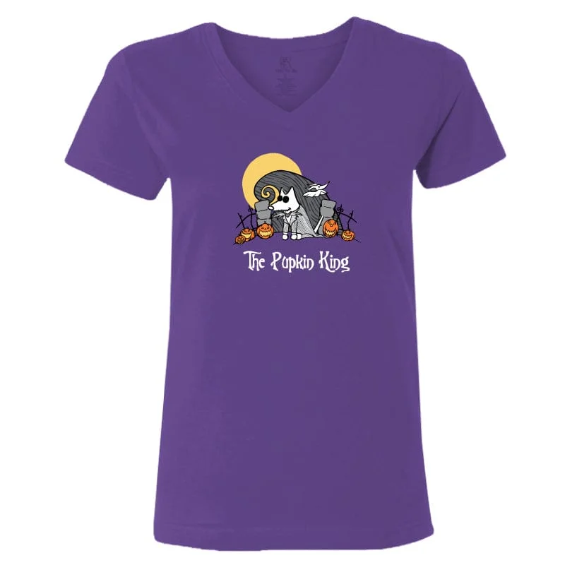 Online Boutiques Clothing The Pupkin King - Ladies T-Shirt V-Neck