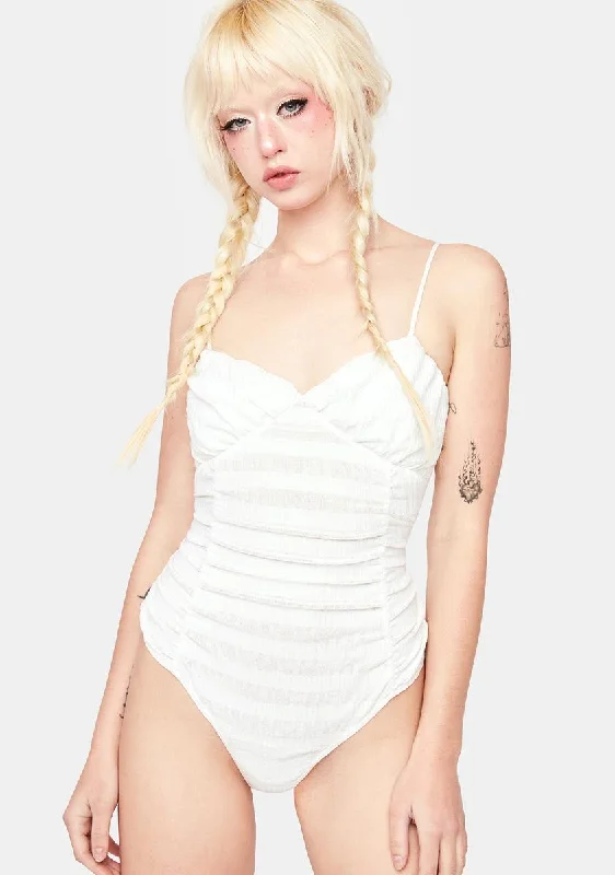 Women's Formal Apparel Lay With Me Ruched Bodysuit
