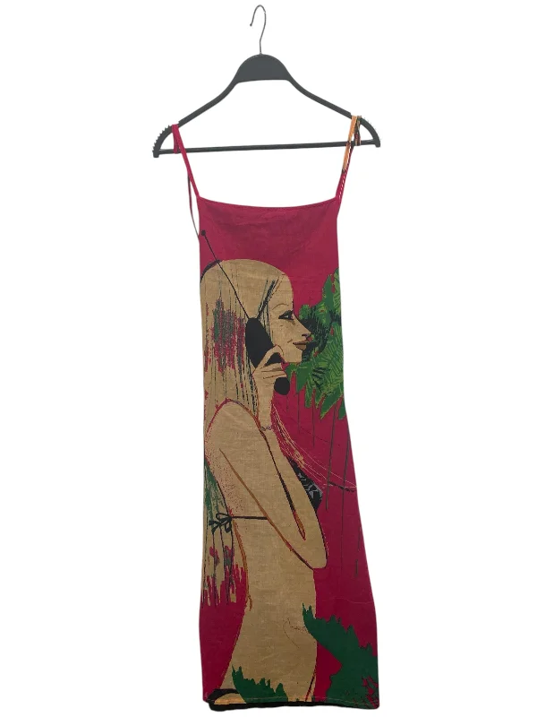 Sustainable Fashion Clothing For Women CUSTO/Dress/L/Graphic/Cotton/PNK/woman graphic