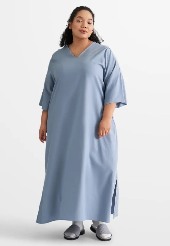 Limited Time Offer Carla V-neck Flowy Linen Dress