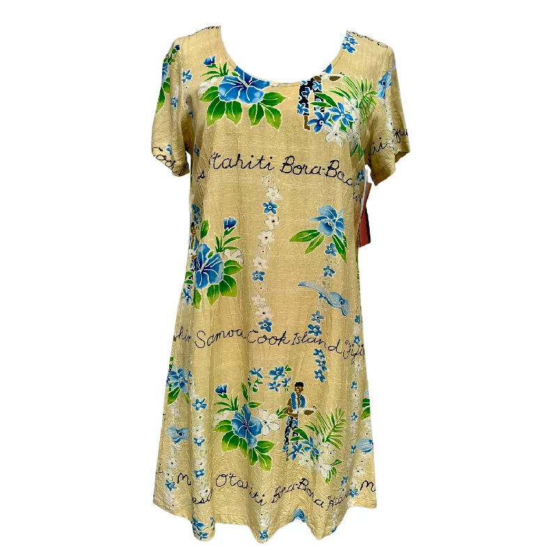 Women's Layered Outfit 2000's Islands Beige Nicky Dress