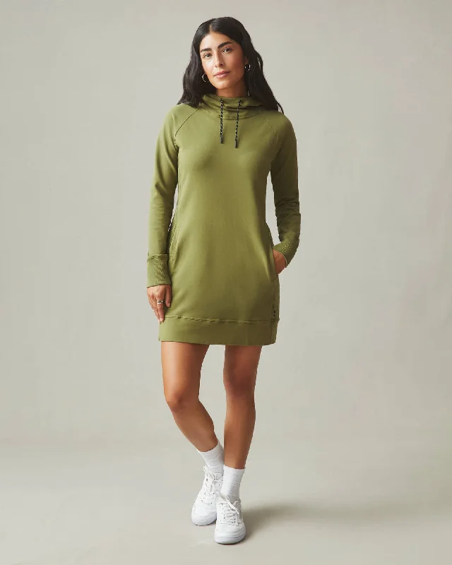 Clothing Store Hoodie Dress - Capulet Olive