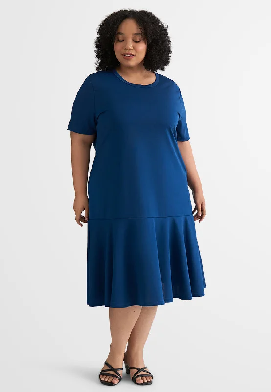 Women's Trendy Clothes Kylie Short Sleeve Stretchable Ribbed Dress