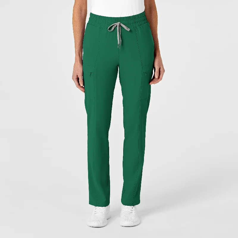 Women's Comfortable Garments RENEW Women's High Waist Slim Leg Scrub Pant - Hunter