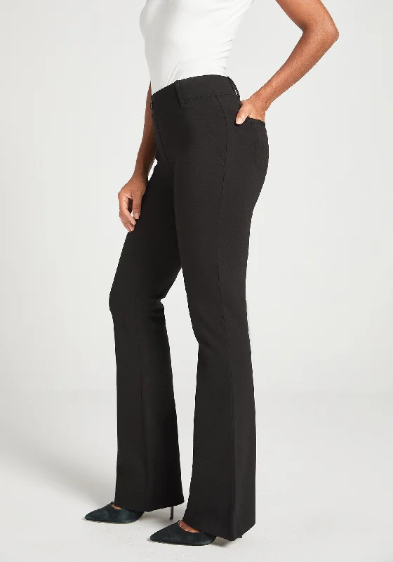 Discount Store Two-Pocket Dress Pant Yoga Pant | Bootcut (Black)